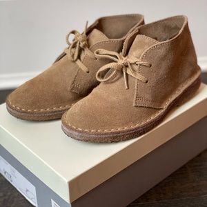 JCrew Crewcuts Suede Macalister Boots size K13 color Stone